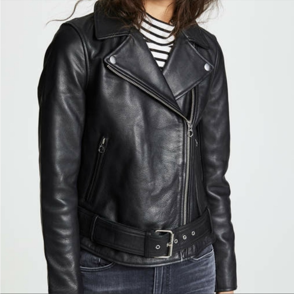 Madewell Black Leather Jacket